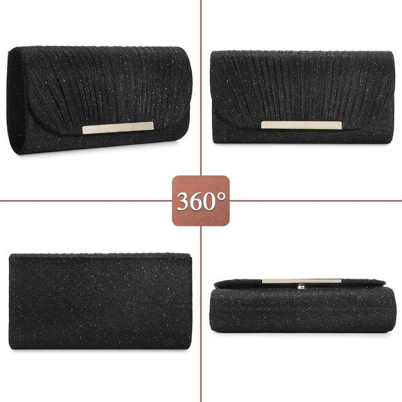 UBAYMAX Evening Bag Clutch Purses for Women Lady Girl Handbags Crossbody Bag - Picture 3 of 9